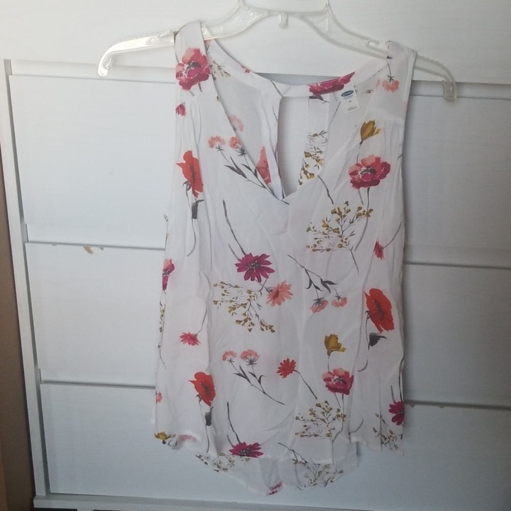 Floral print tank